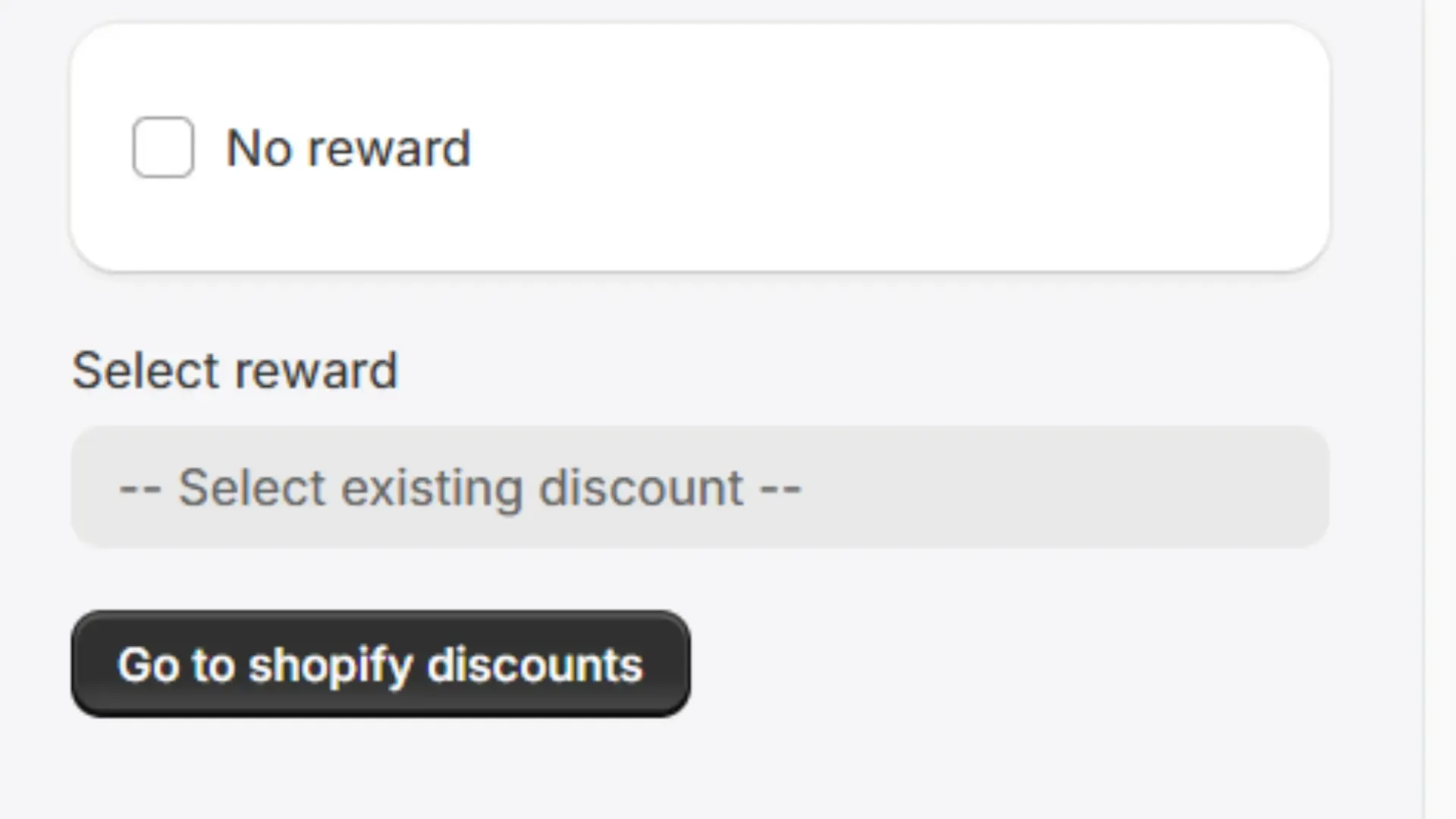 Go to Shopify discount